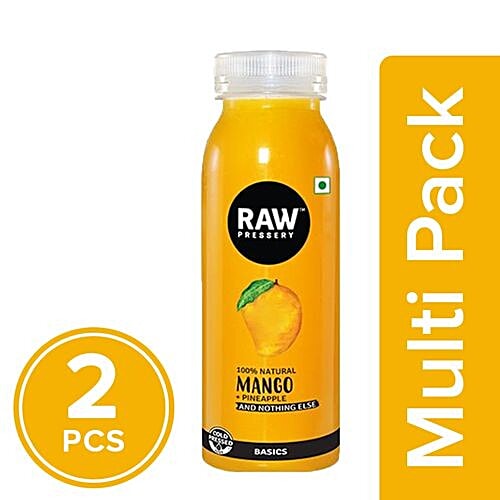Buy Raw Pressery Cold Pressed Juice Mango + Pineapple Online at Best