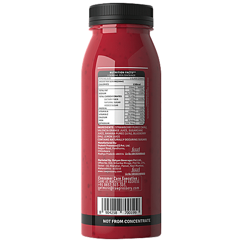 Raw Pressery Cold Extracted Juice - Life, 2x250 ml Multipack 