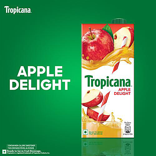 Tropicana Fruit Juice - Apple Delight, 2x1 L Multipack 