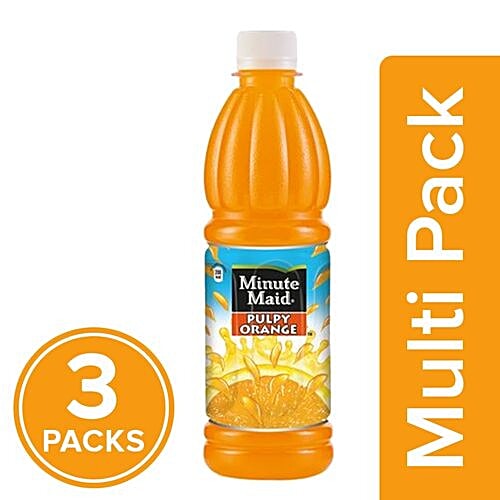 Minute Maid  Fruit Drink - Pulpy Orange, 3x400 ml Multipack 