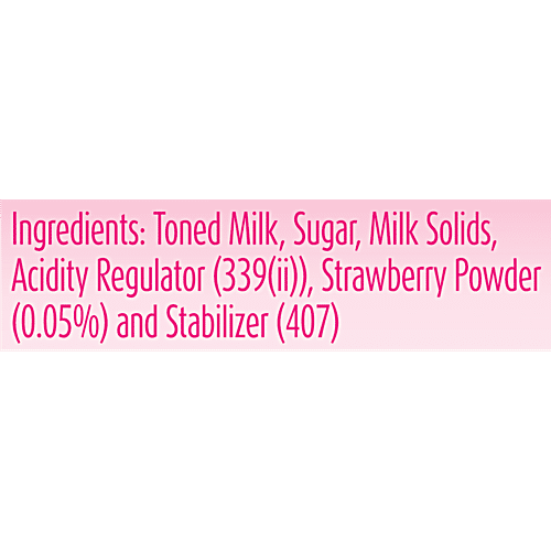 mother dairy Milk Shake - Strawberry, 3x200 ml Multipack 