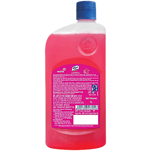 Lizol Disinfectant Surface & Floor Cleaner Liquid - Floral, Kills 99.9% Germs, 3x975 ml Multipack 