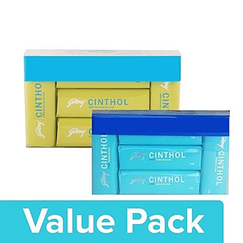 Cinthol Lime Soap 100 gm Buy 4 Get 1 Free + Deodorant Soap- Cool 100 gm Buy 4 Get 1 Free, Combo 2 Items 
