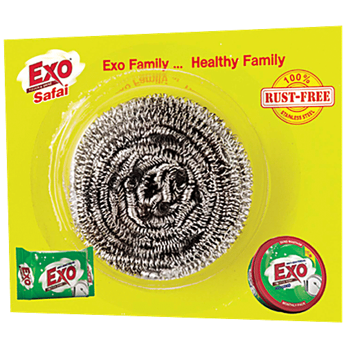 Buy Exo Dish Wash Round Anti Bacterial Withcyclozan 250 gm + Safal