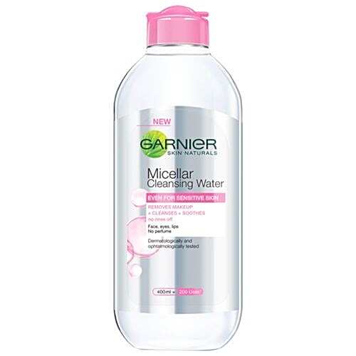 bb Combo Cotton Pads 80 pcs + Garnier Skin Natutals Micellar Cleansing Water 400 ml, Combo 2 Items 