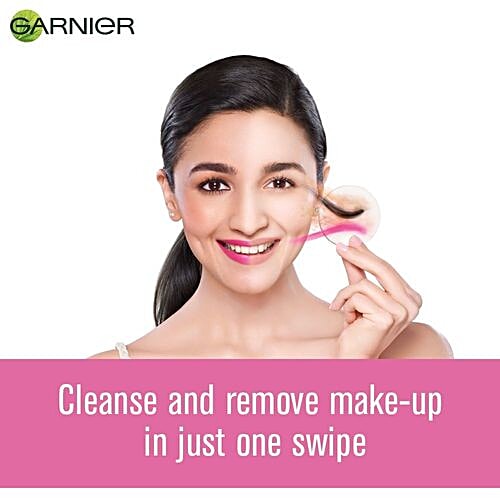 bb Combo Cotton Pads 80 pcs + Garnier Skin Natutals Micellar Cleansing Water 400 ml, Combo 2 Items 