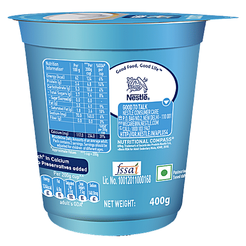 Buy Nestle A+ Banglar Mishti Doi 80g and Nourish Dahi 400g Cup Online