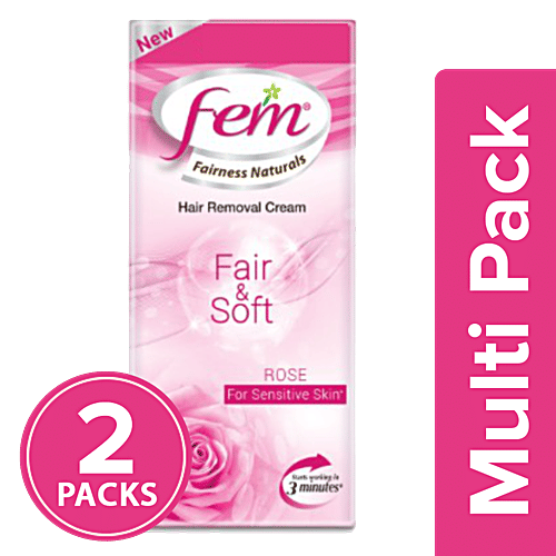 Buy Fem Fairness Naturals Fair Soft Hair Removal Cream
