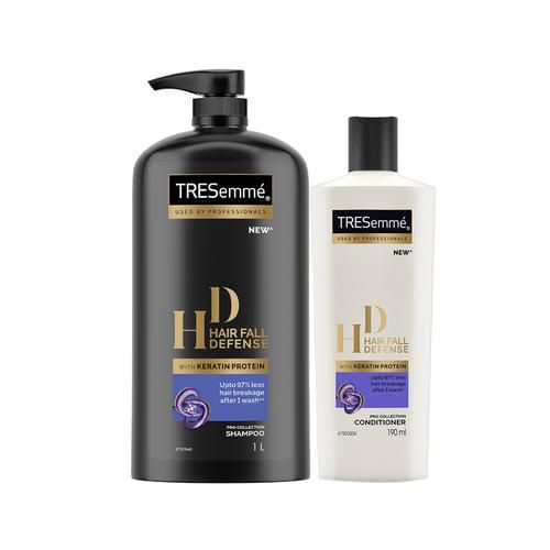 konvertering fugtighed vride Buy Tresemme Hair Fall Defence Shampoo 1 L + Conditioner - Hair Fall  Defense 190 ml Online at Best Price of Rs 855.75 - bigbasket