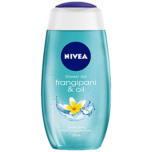 Nivea Shower Gel - Frangipani & Oil +Lemon & Oil + Water Lily & Oil (250 ml each), Combo 3 Items 