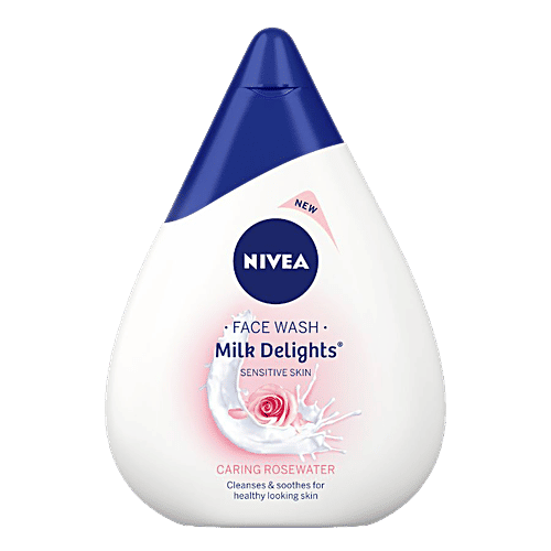 Buy NIVEA Milk Delights Caring Rosewater Face Wash For Sensitive Skin