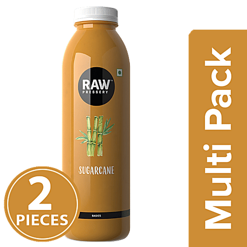 Raw Pressery Cold Extracted Juice - Sugarcane, 2x1 L Multipack 