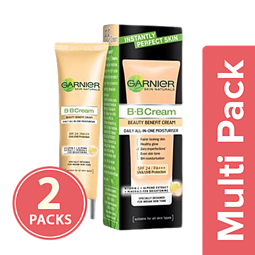 Garnier Skin Naturals - BB Cream, 2x9 g Multipack 