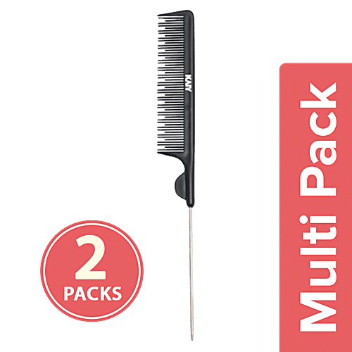 Kaiv Tail Comb With Steel Pin - TLC1000, 2x1 pc Multipack 