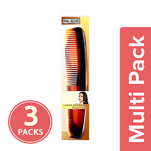 Panache Dressing Comb - Large, 3x1 pc Multipack 