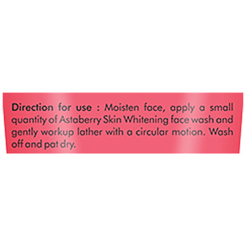 Astaberry Skin Whitening Face Wash, 2x60 ml Multipack 