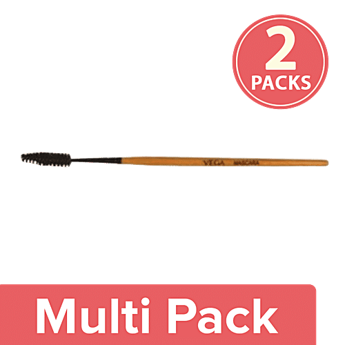 Vega Mascara Brush - EV-10, 2x1 pc Multipack 