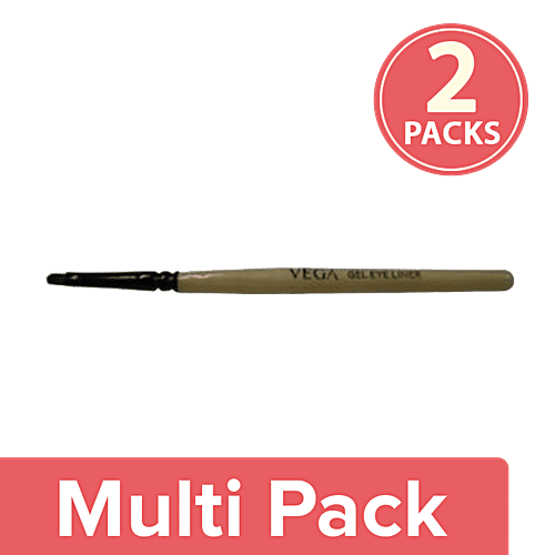 Vega Gel Eye Liner Brush - EV-23, 2x1 pc Multipack 