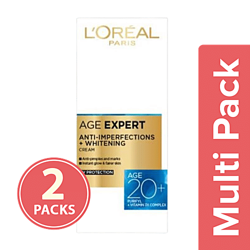 L'Oreal Paris Skin Perfect Anti-Imperfections Cream - Age 20+, 2x18 g Multipack 