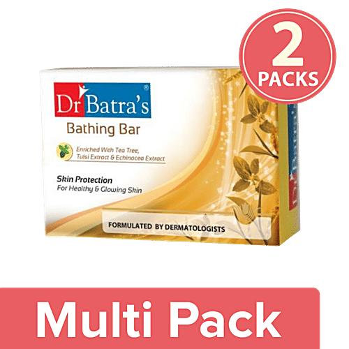 Dr.Batra'S Bathing Bar - Skin Protection, 2x125 g Multipack 