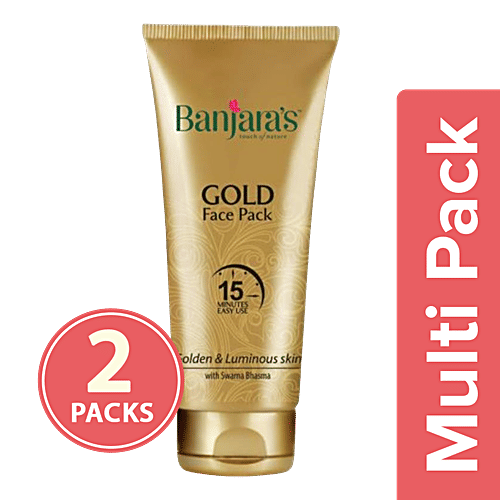 Banjara's Gold Face Pack, 2x50 g Multipack 