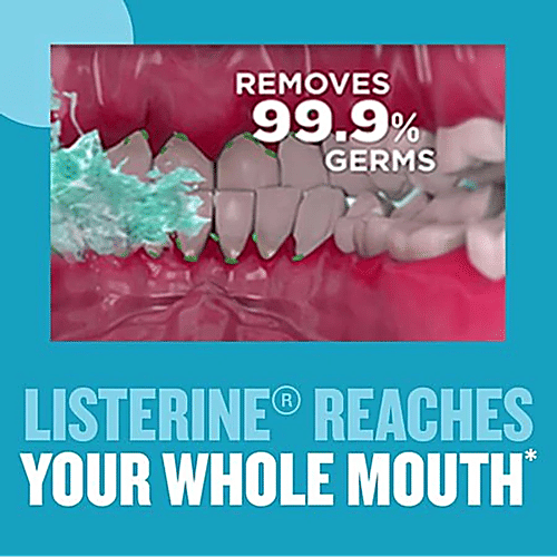 Listerine Mouthwash - Cool Mint, 2x500 ml Multipack 