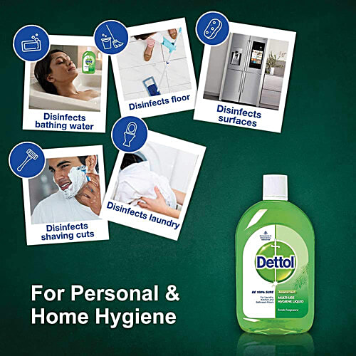 bb Combo Harpic Toilet Cleaner Original Power Plus 1 L + Dettol Disinfectant Liquid 1 L, Combo 2 Items