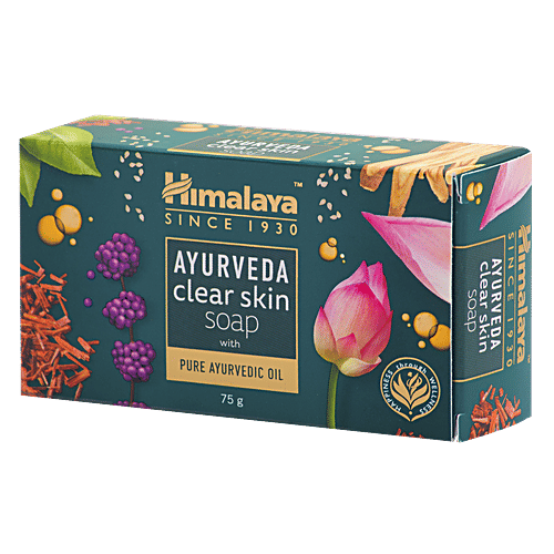 Himalaya Ayurveda Clear Skin Soap, 4x75 g (Multipack) 
