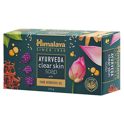 Himalaya Ayurveda Clear Skin Soap, 4x125 g (Multipack) 