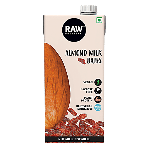 Buy Raw Pressery Almond Milk Dates, DairyFree, Lactose Free, Vegan
