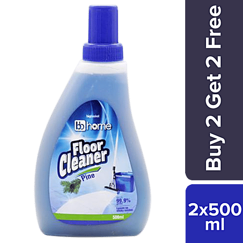 bb home Disinfectant Floor & Surface Cleaner - Pine, Kills 99.9% Germs, 4x500 ml (Multipack) 