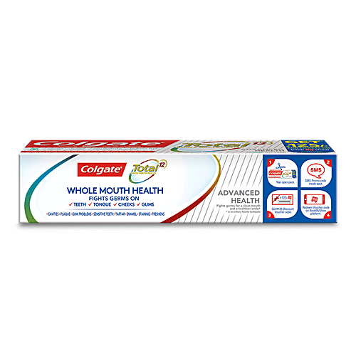 Colgate Total Advanced Health Anticavity Toothpaste, 3x120 g (Multipack) 