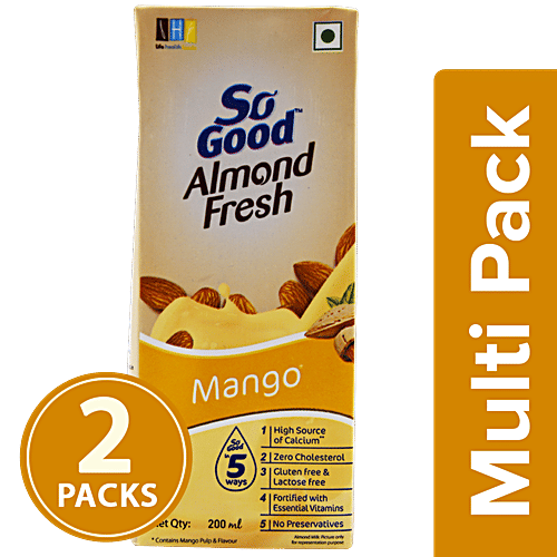 Buy So Good Almond Fresh Milk Mango Flavour Online at Best Price of