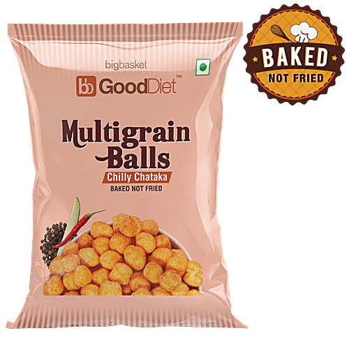 GoodDiet Multigrain Balls - Chilli Chataka, 5x30 g (Multipack) 