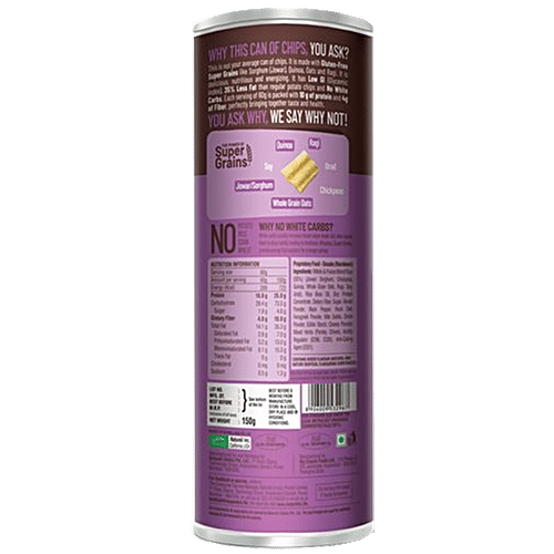 RiteBite Max Protein Chips - Cream & Onion, 3x150 g Multipack 