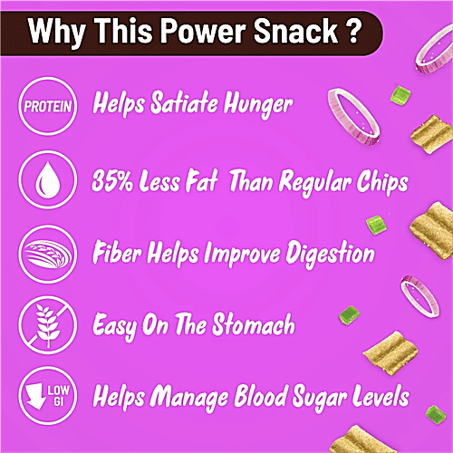 RiteBite Max Protein Cream & Onion 20g Protein Chips, 3x150 g (Multipack)