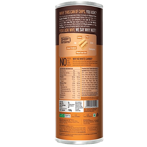 RiteBite Max Protein Peri Peri Chips, 3x150 g Multipack 