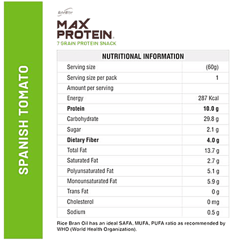 RiteBite Max Protein Chips - Spanish Tomato, 3x150 g Multipack 