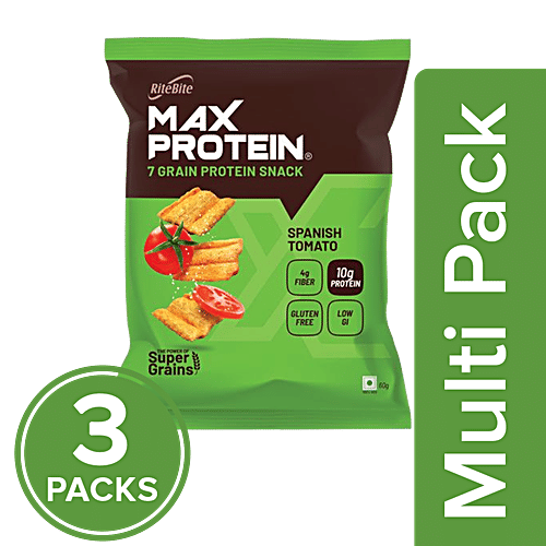 Buy RiteBite Max Protein Chips Spanish Tomato Online at Best Price of