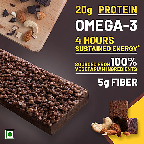 RiteBite Max Protein Choco Fudge 20g Protein Bar, 3x75 g (Multipack)