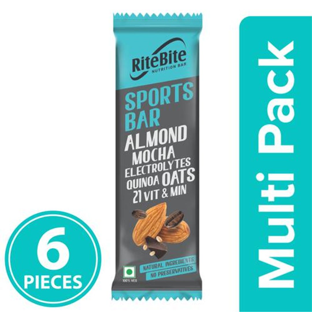 RiteBite Max Protein Sports Bar, 6x40 g Multipack