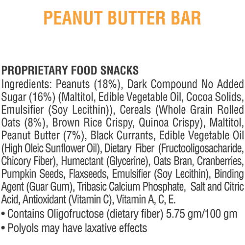 RiteBite Max Protein Peanut Butter Bar, 6x40 g Multipack 
