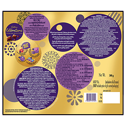 Buy Cadbury Celebrations Premium Selections Chocolates Gift Pack Online