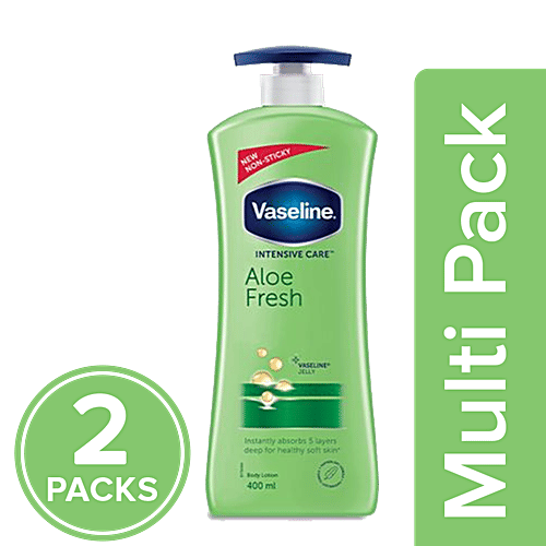 Buy Vaseline Intensive Care Aloe Fresh Body Lotion Online at Best Price