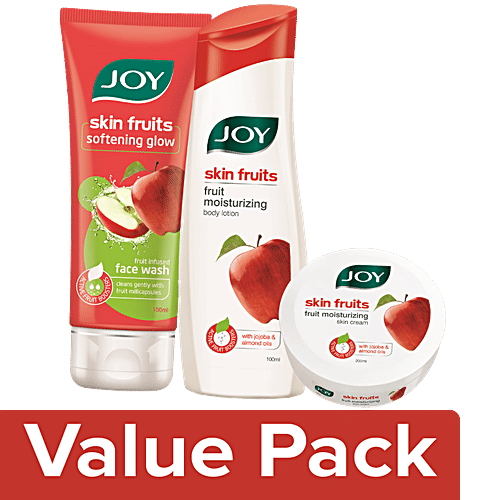 Buy Joy Skin Fruits Combo (Face Wash + Moisturizer Cream + Body Lotion