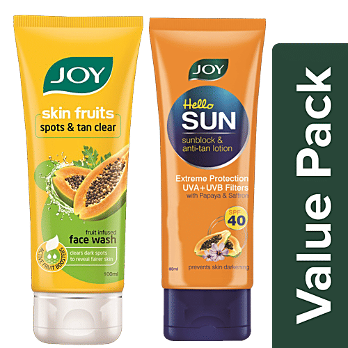 Buy Joy Face Wash & Sunscreen Lotion Online at Best Price of Rs 267.5