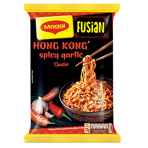 Maggi Fusian Hong Kong Spicy Garlic Noodles, 4x73 g (Multipack)