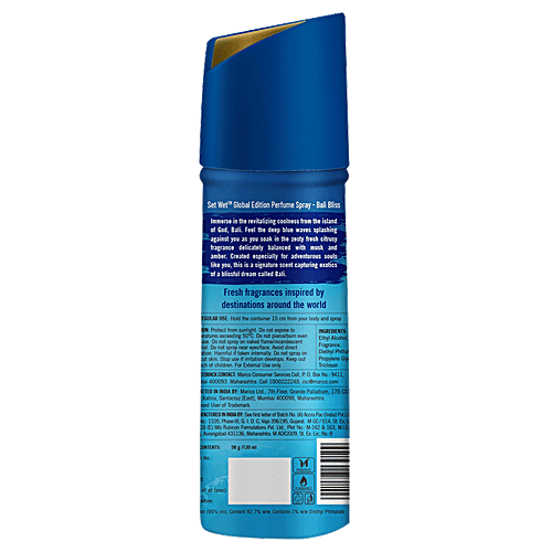 Set Wet Global Edition Perfume Spray For Men - Bali Bliss, 2x120 ml (Multipack) 