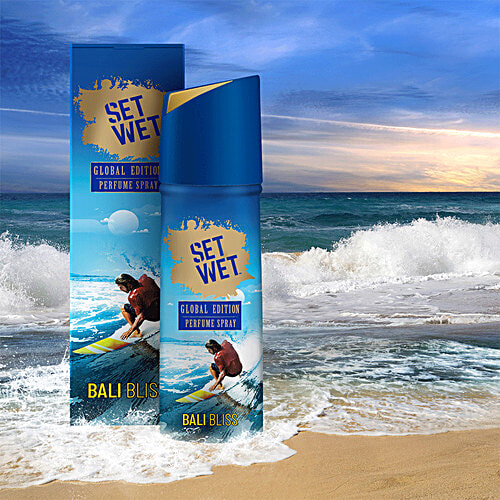 Set Wet Global Edition Perfume Spray For Men - Bali Bliss, 2x120 ml (Multipack) 