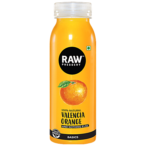 Raw Pressery Valencia Orange  - 100% Natural Cold Pressed Juice, 3x250 ml Multipack 